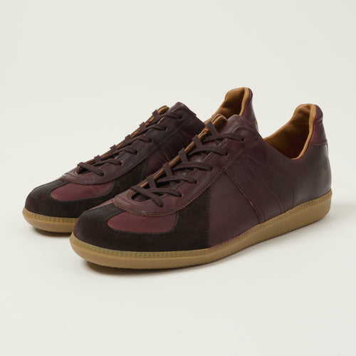 Reproduction of Found 1980s German Army Trainer  - Burgundy