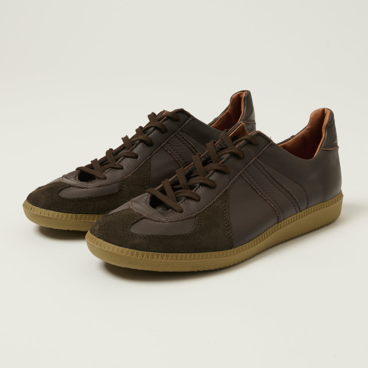 Reproduction of Found 1980s German Army Trainer - Dark Brown
