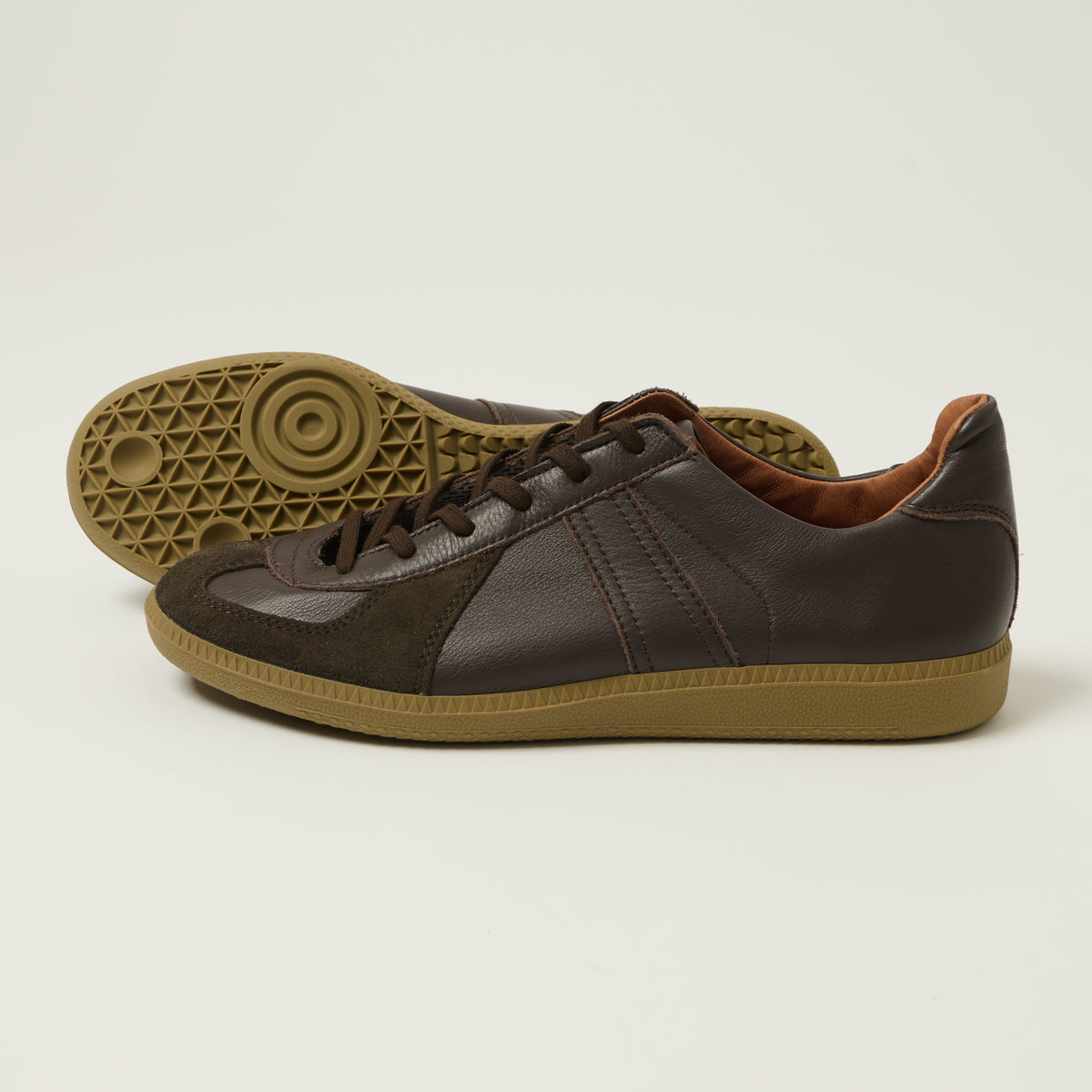 Reproduction of Found 1980s German Army Trainer - Dark Brown