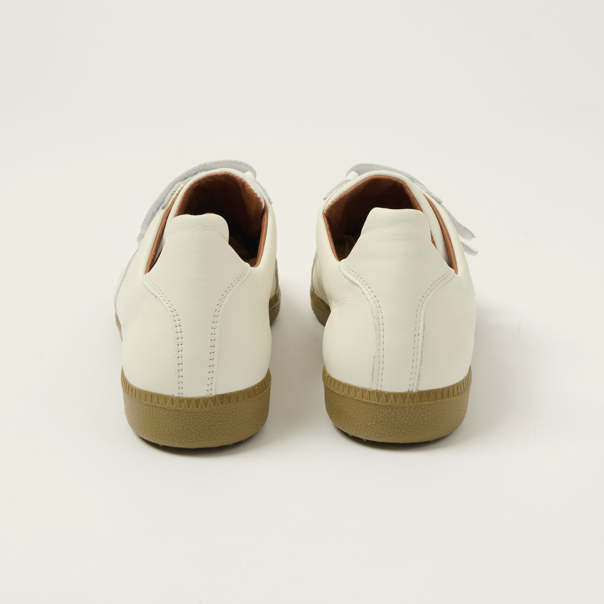 Reproduction of Found 1980s Velcro German Army Trainer  - White