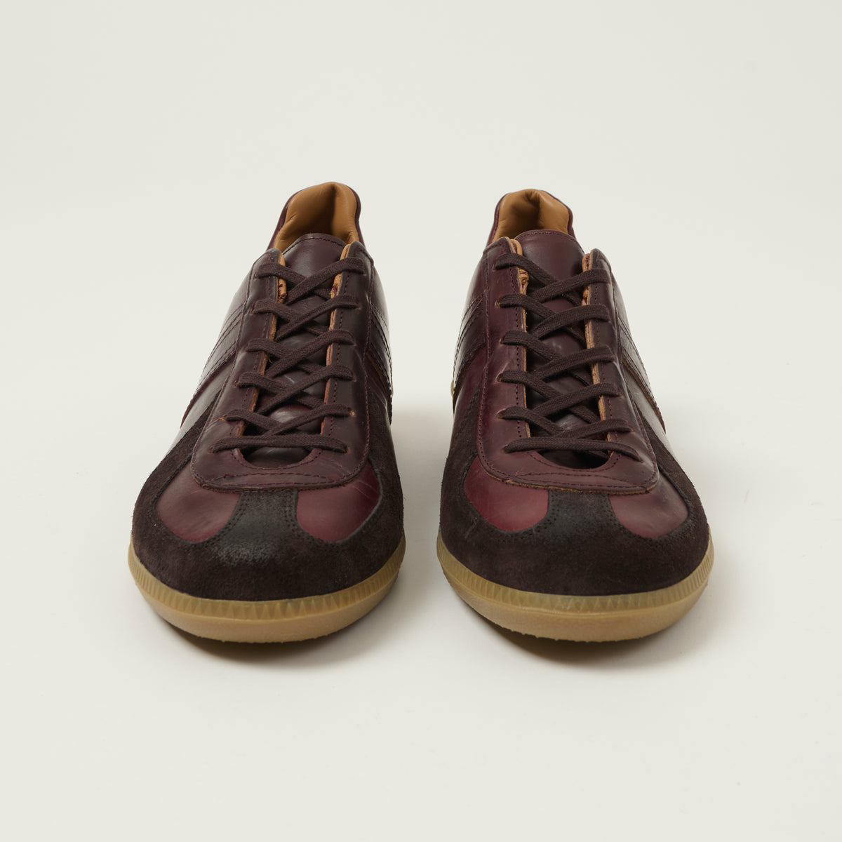 Reproduction of Found 1980s German Army Trainer  - Burgundy