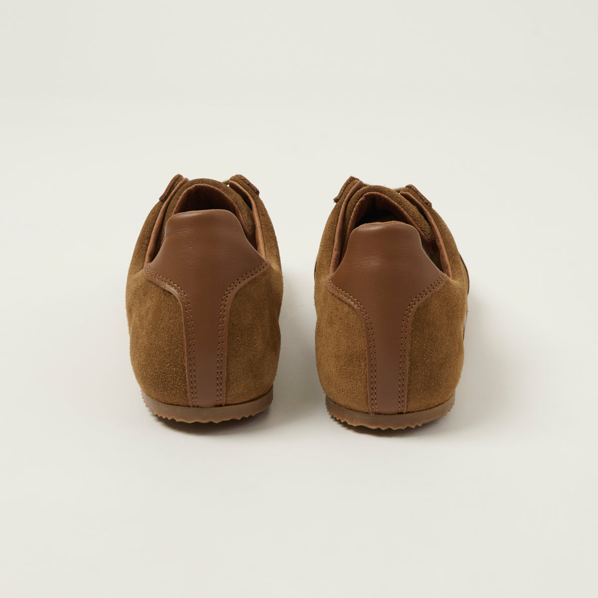 Reproduction of Found Low Profile German Military Trainer - Cognac Suede