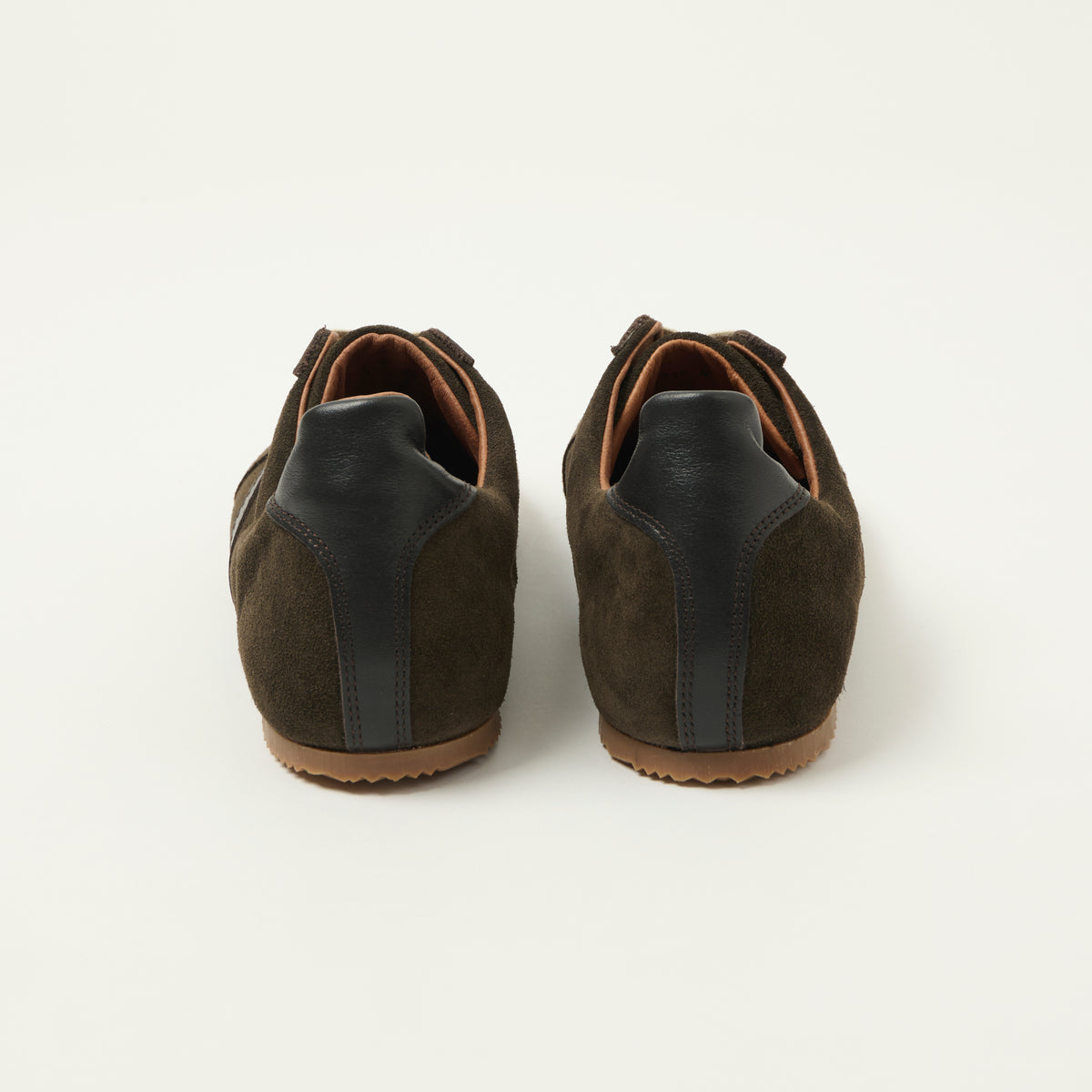 Reproduction of Found Low Profile German Military Trainer - Dark Brown Suede