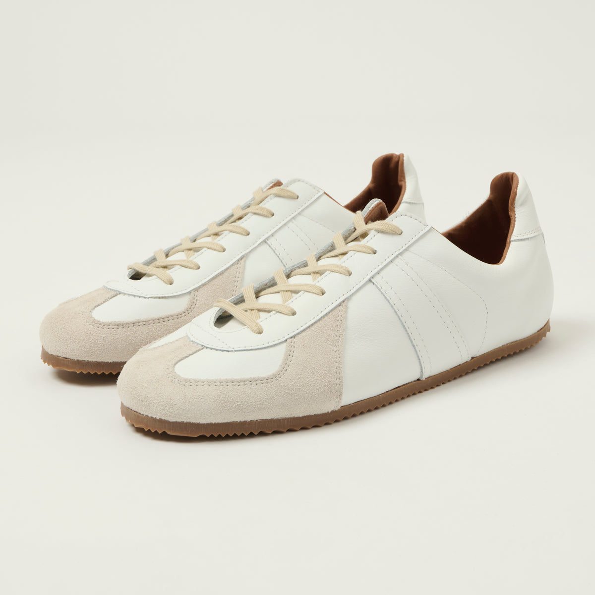 Reproduction of Found Low Profile German Military Trainer - White