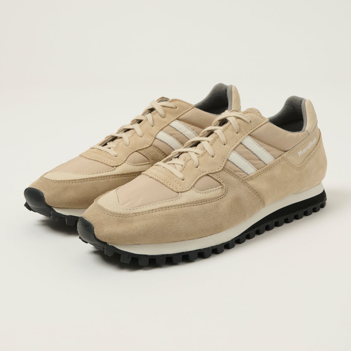 Reproduction of Found x ZDA 'Marathon' Classic Sport Trainer - Light Beige/Beige