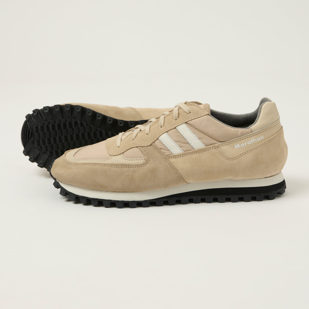 Reproduction of Found x ZDA 'Marathon' Classic Sport Trainer - Light Beige/Beige