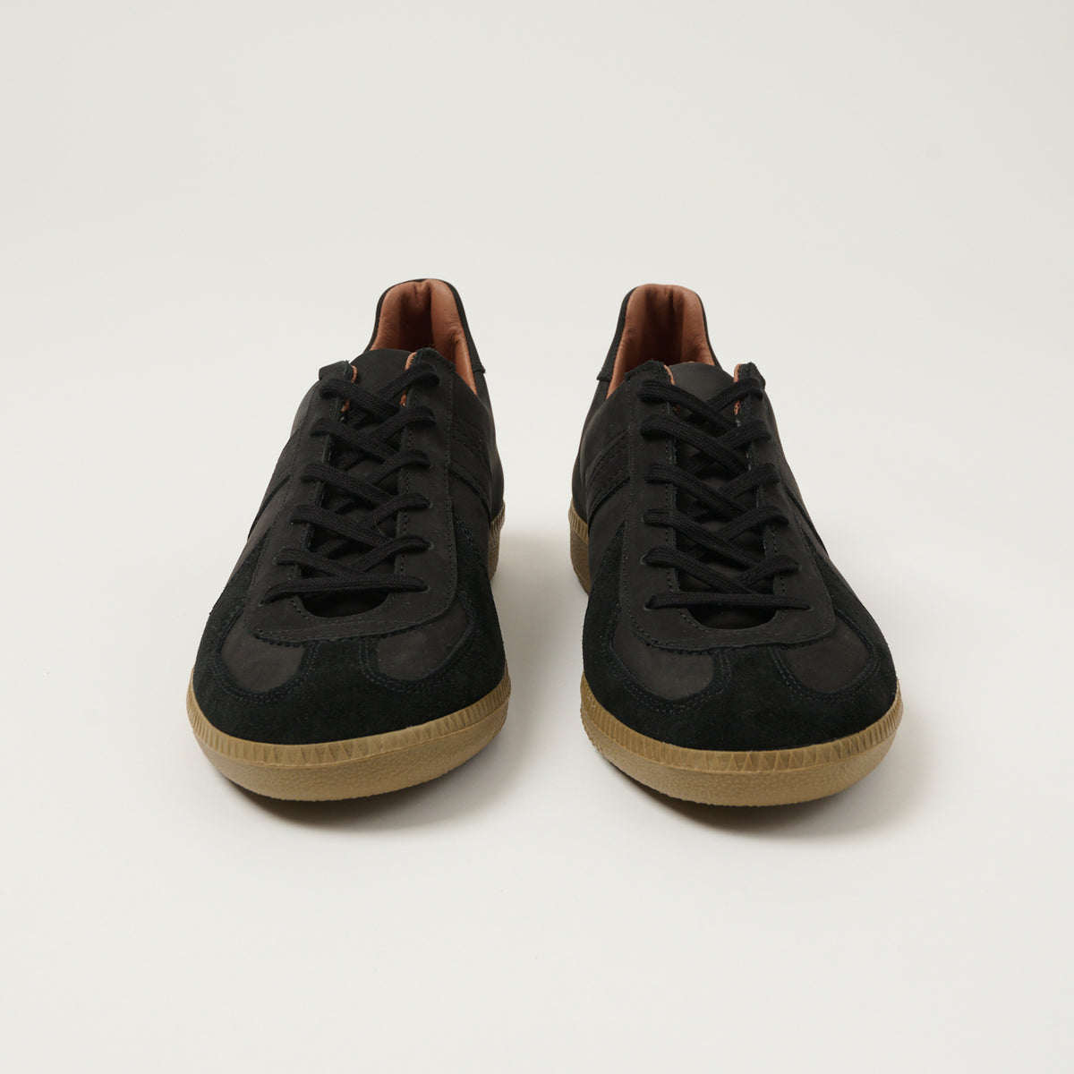 Reproduction of Found 1980s German Army Trainer - Black Nubuck