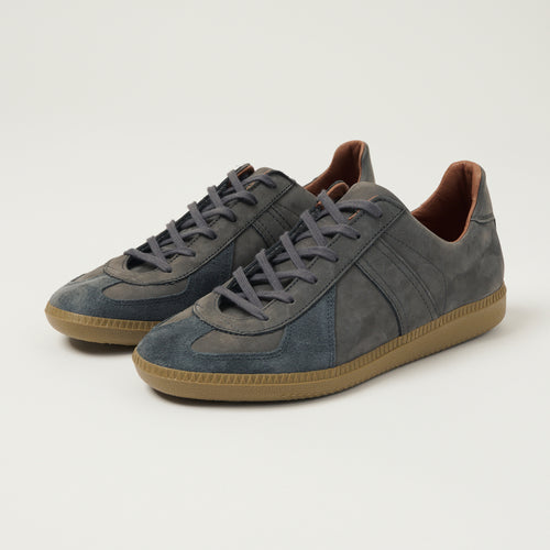 Reproduction of Found 1980s German Army Trainer - Dark Grey Nubuck