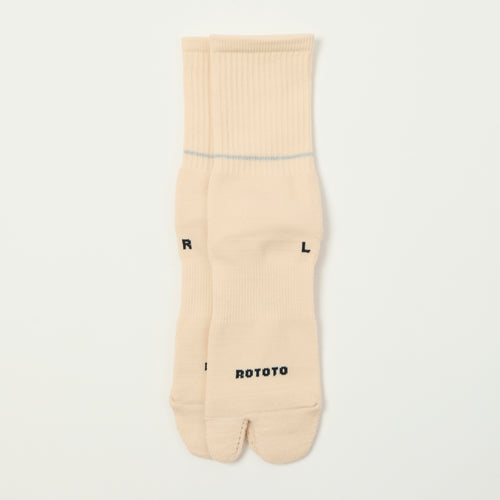 RoToTo Allrounder Merino Tabi - Raw White