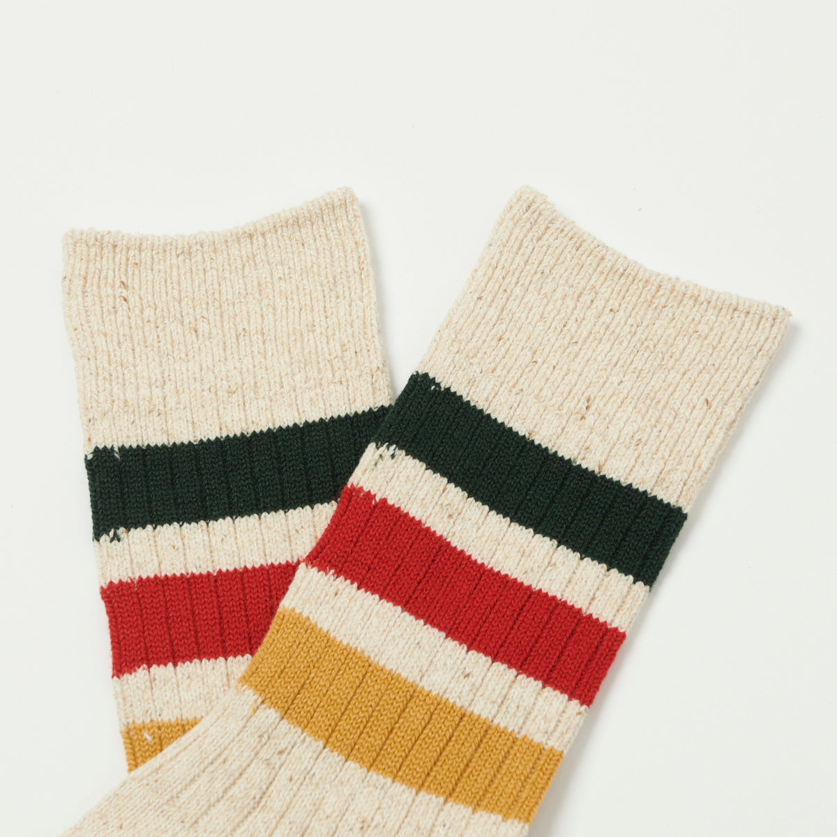 RoToTo Park Stripe Sock - Ivory