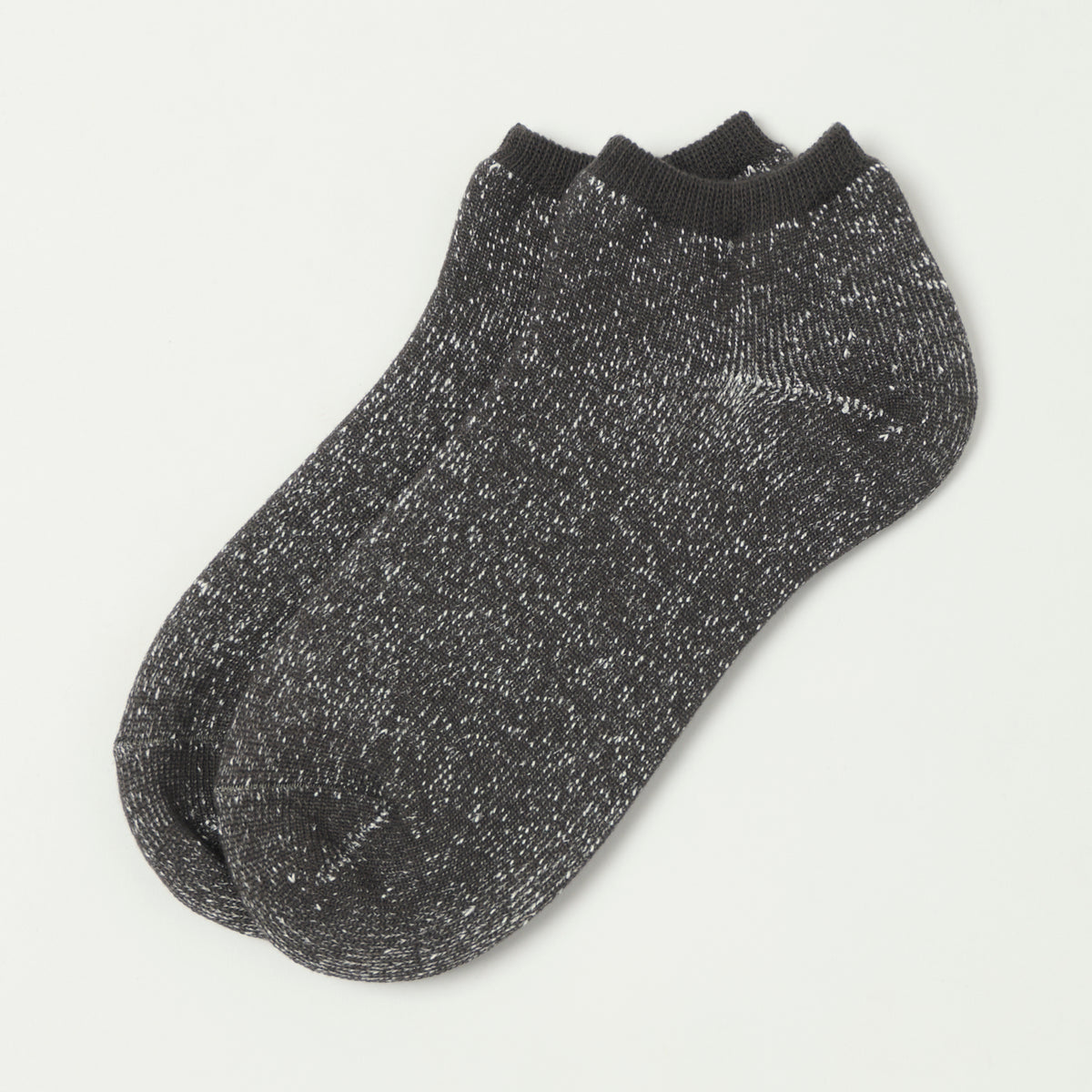 RoToTo Washi Pile Short Sock - Charcoal