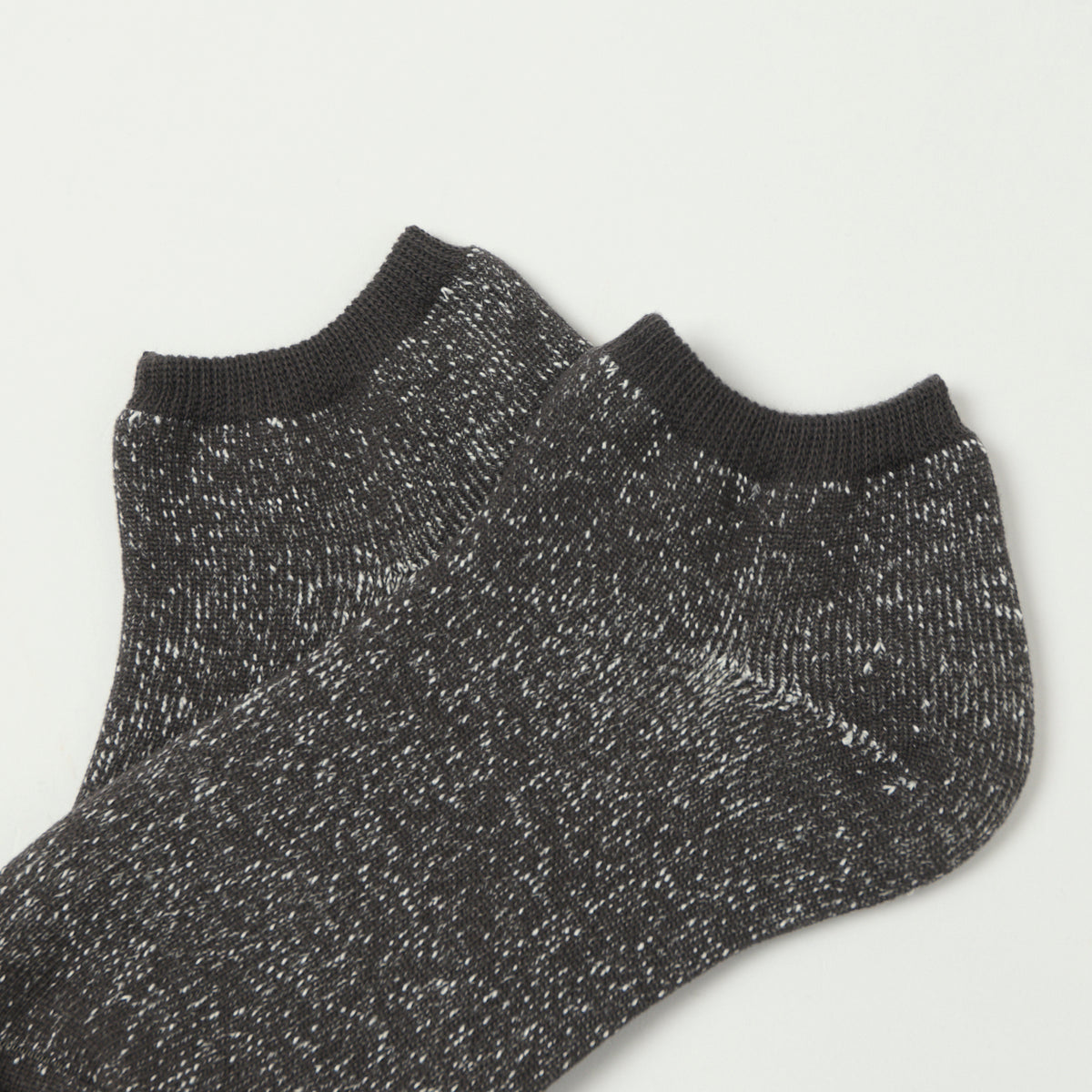 RoToTo Washi Pile Short Sock - Charcoal