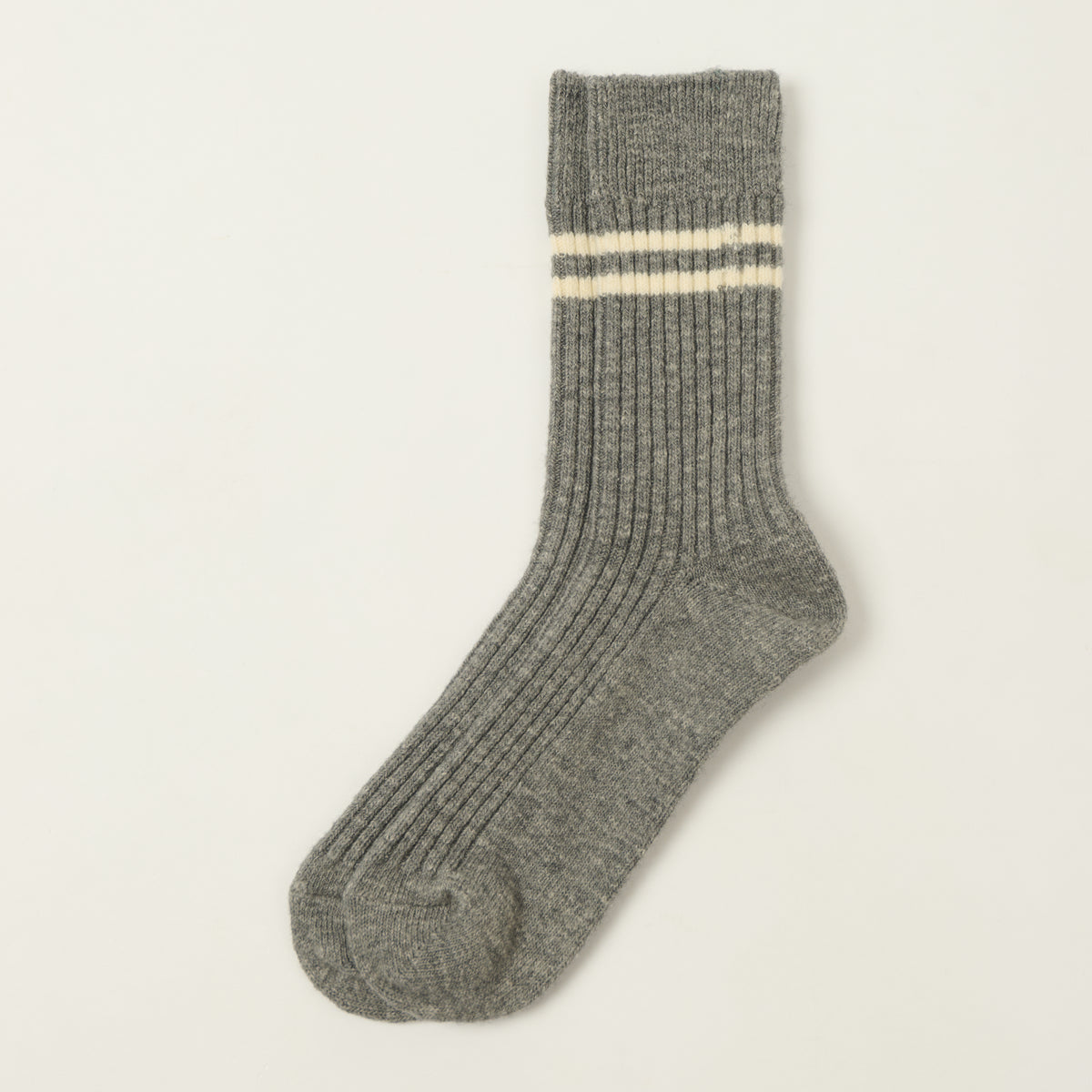 Rototo Recycled Cotton/Wool Daily 3 Pack Socks - Grey