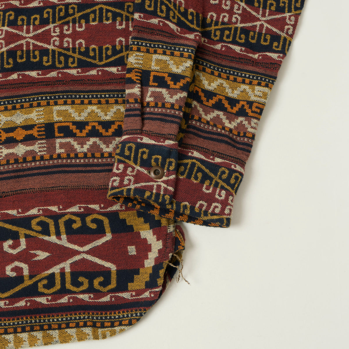 RRL Aztec Jacquard Work Shirt - Red/Multi