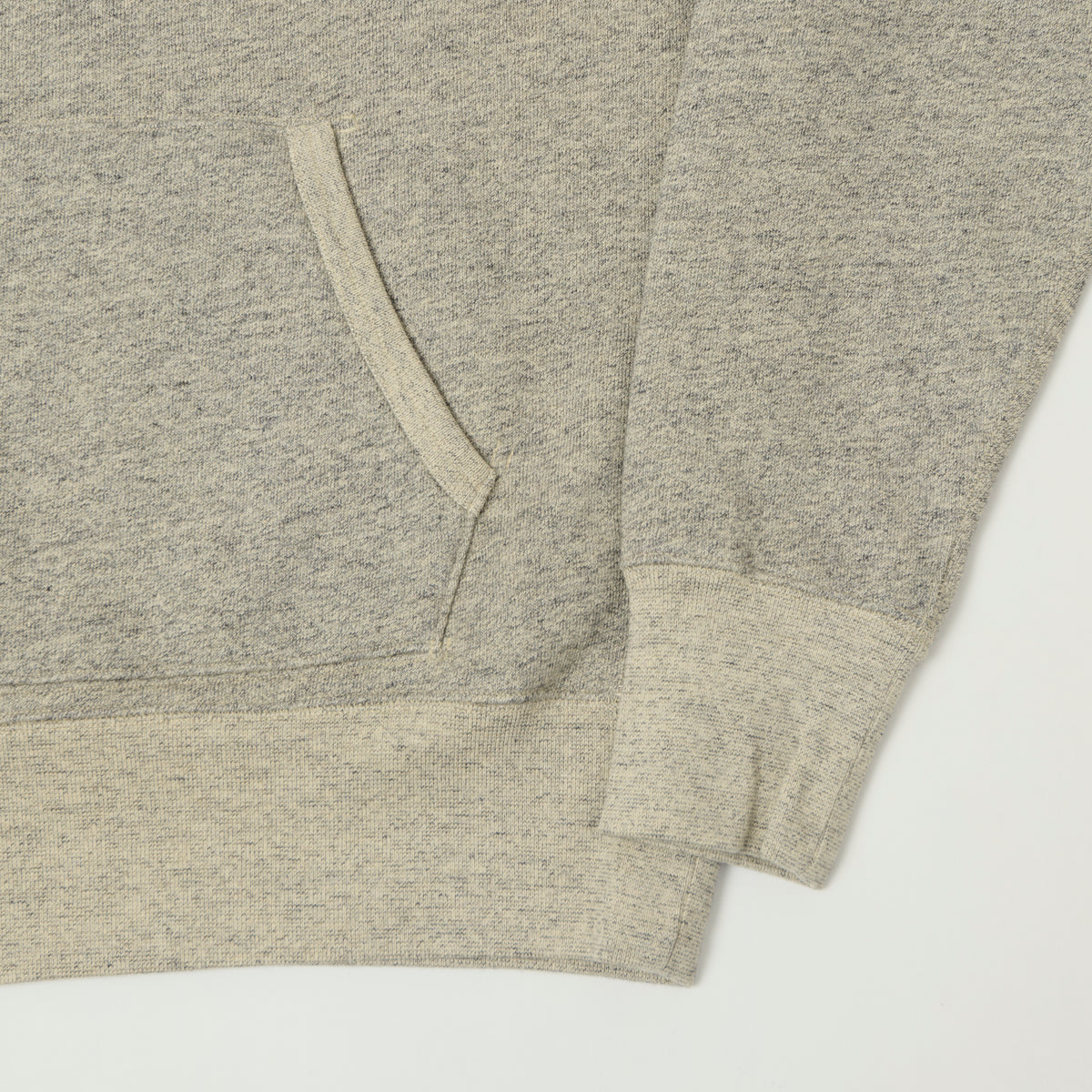 RRL Athletic Fleece Hoodie - Heather Grey