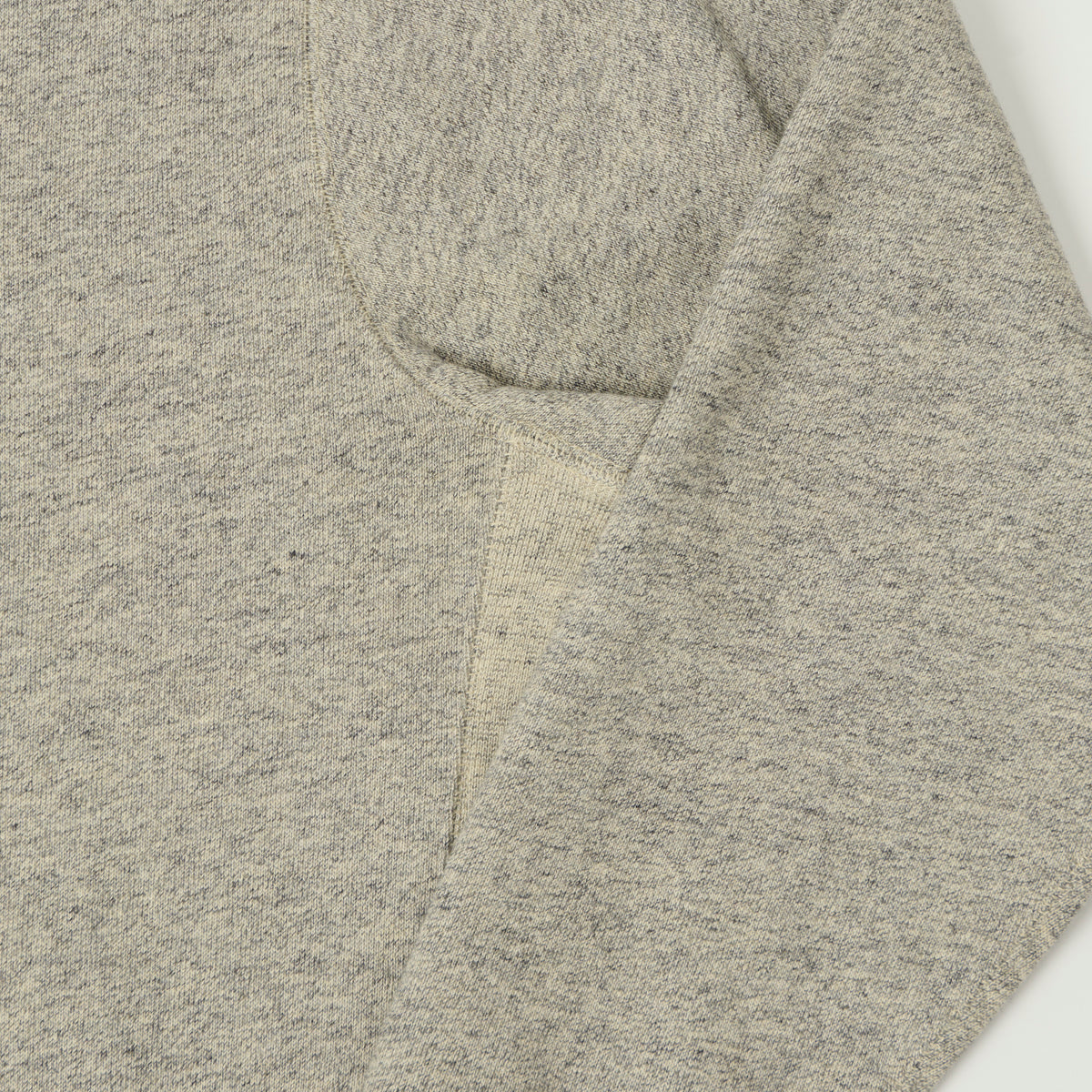 RRL Athletic Fleece Hoodie - Heather Grey