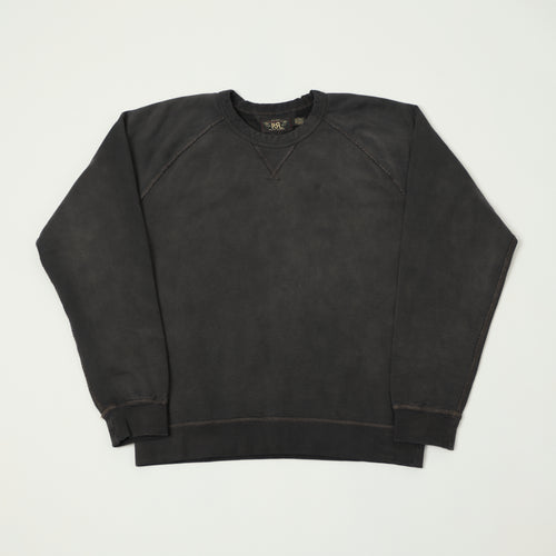 RRL French Terry Sweatshirt - Black Indigo