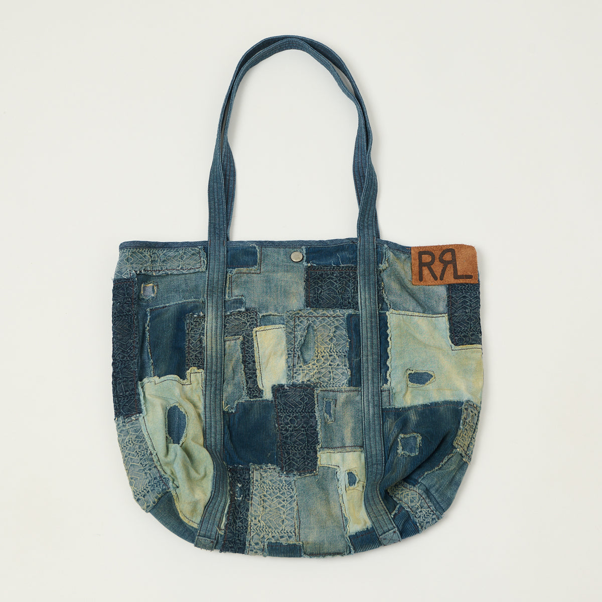 RRL Hercules Patchwork Tote Bag - Indigo