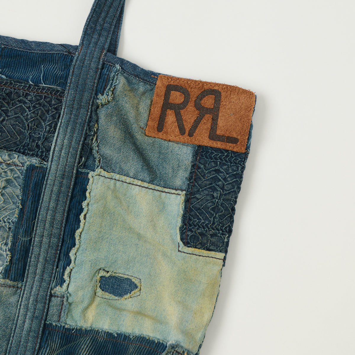 RRL Hercules Patchwork Tote Bag - Indigo