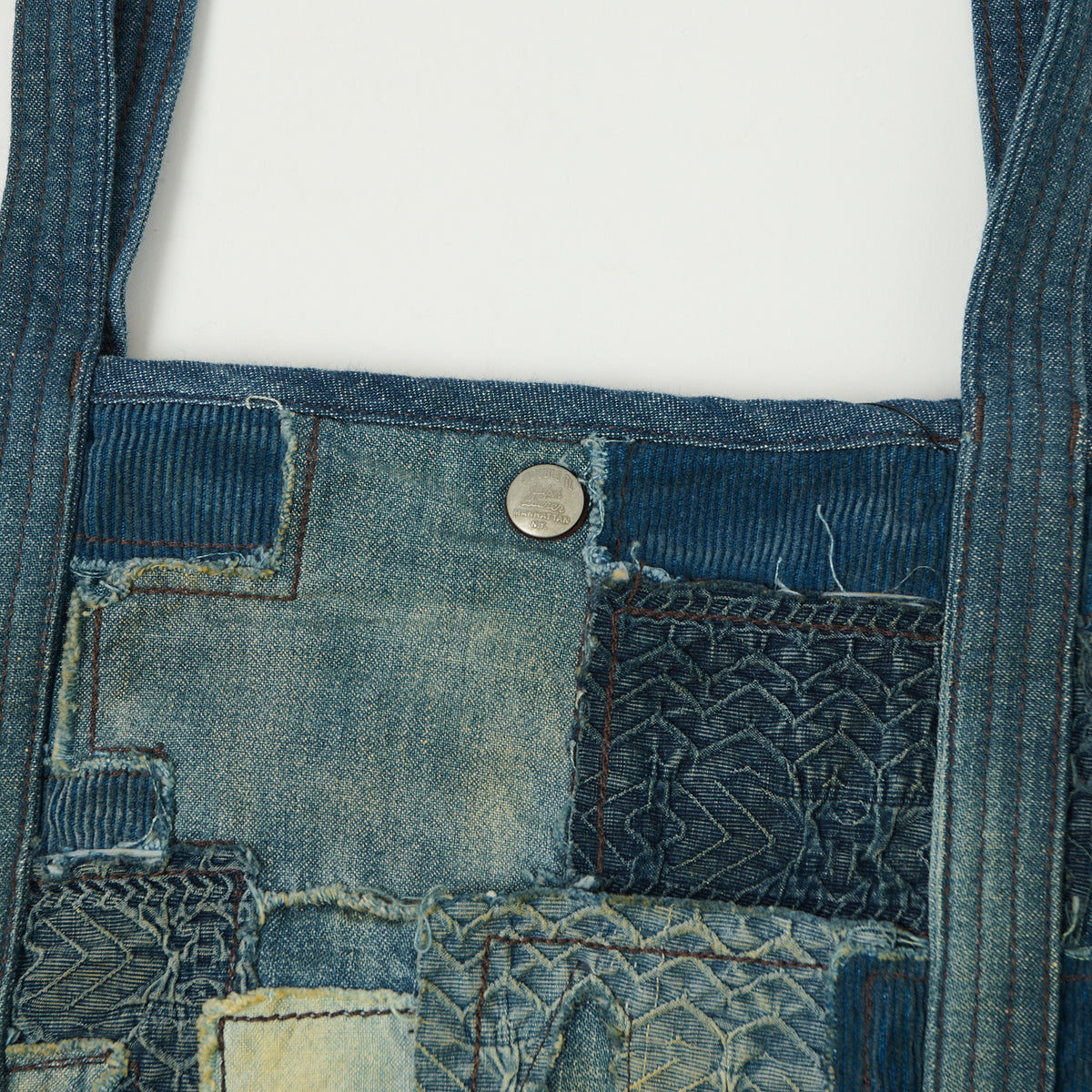 RRL Hercules Patchwork Tote Bag - Indigo