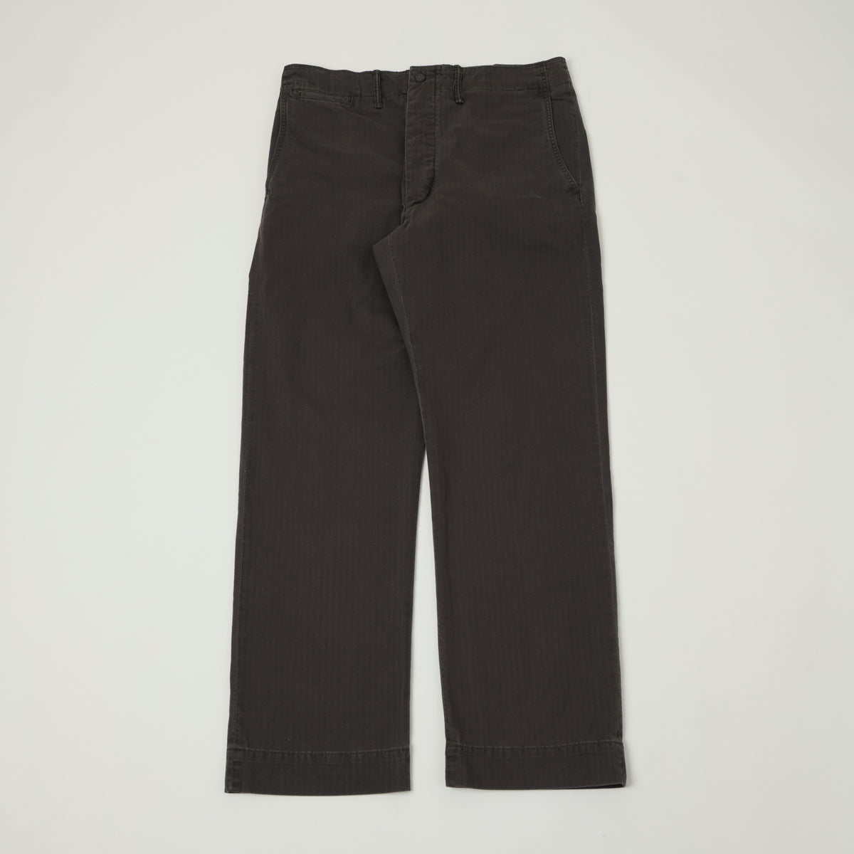 RRL 7.8oz Herringbone Twill Field Trouser - Washed Black