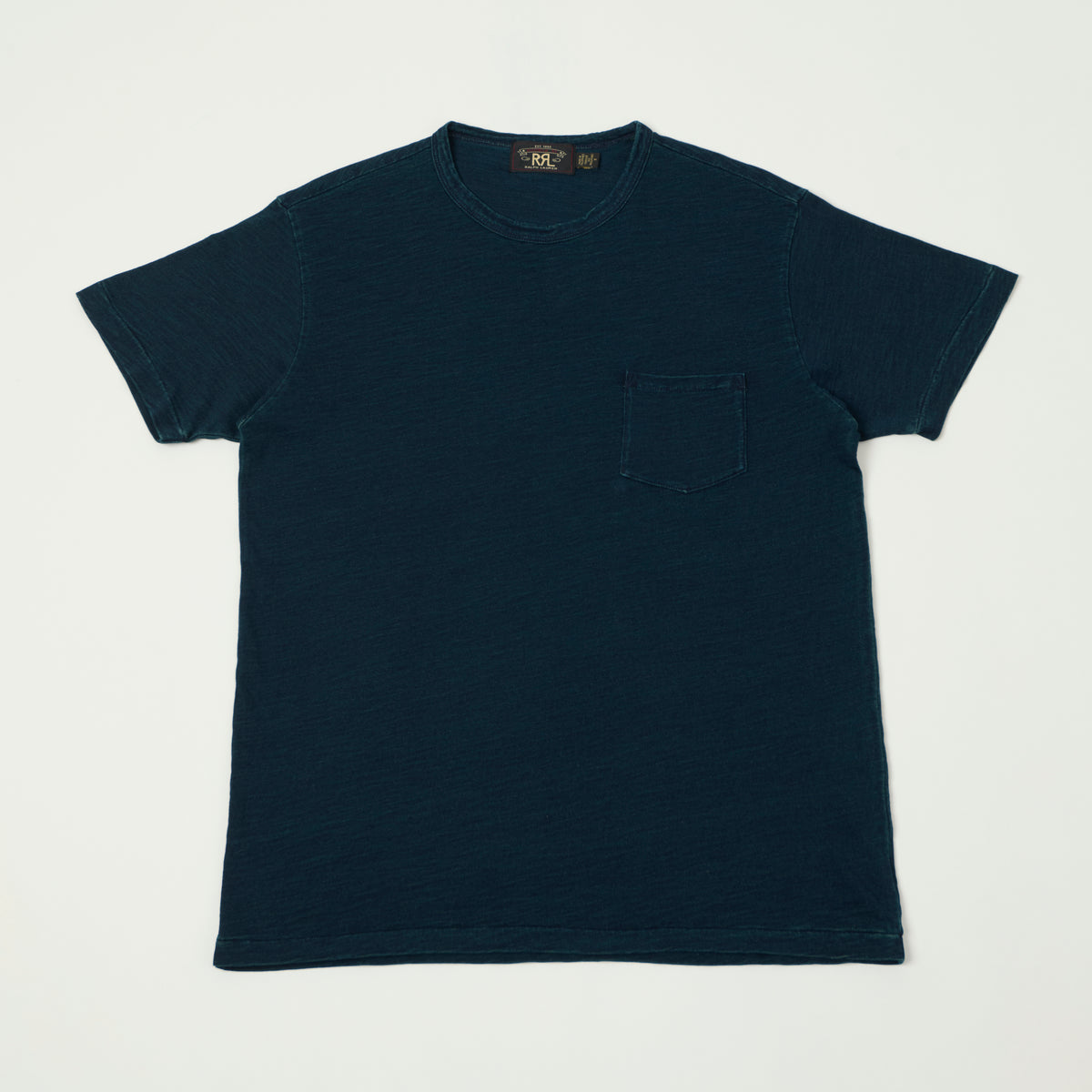 RRL Washed Jersey Pocket T-Shirt - Indigo
