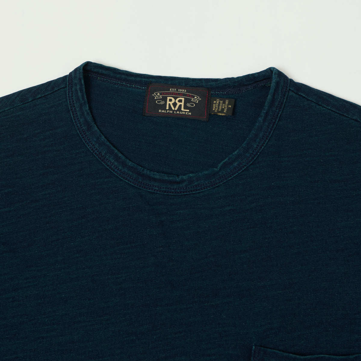 RRL Washed Jersey Pocket T-Shirt - Indigo