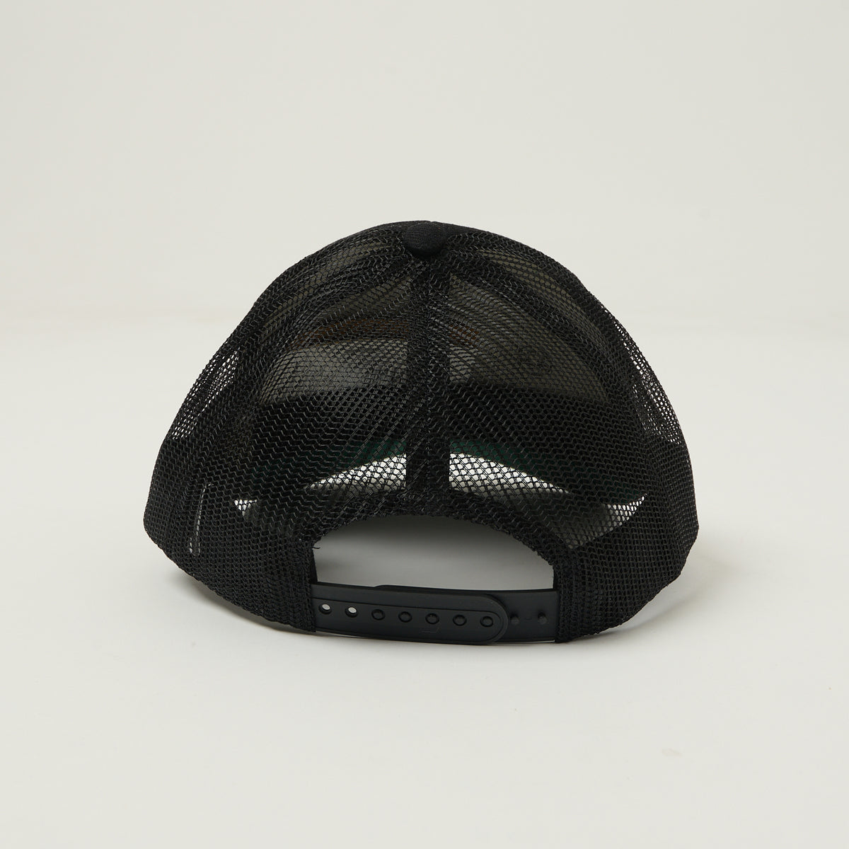RRL Logo-Patch Denim Trucker Cap - Black