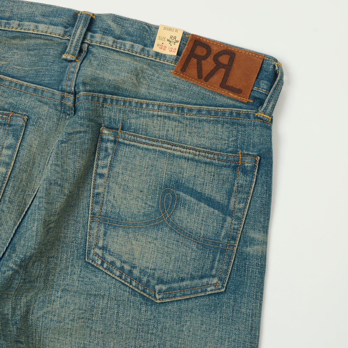 RRL 'Milner' Straight Fit Selvedge Jean - One Wash