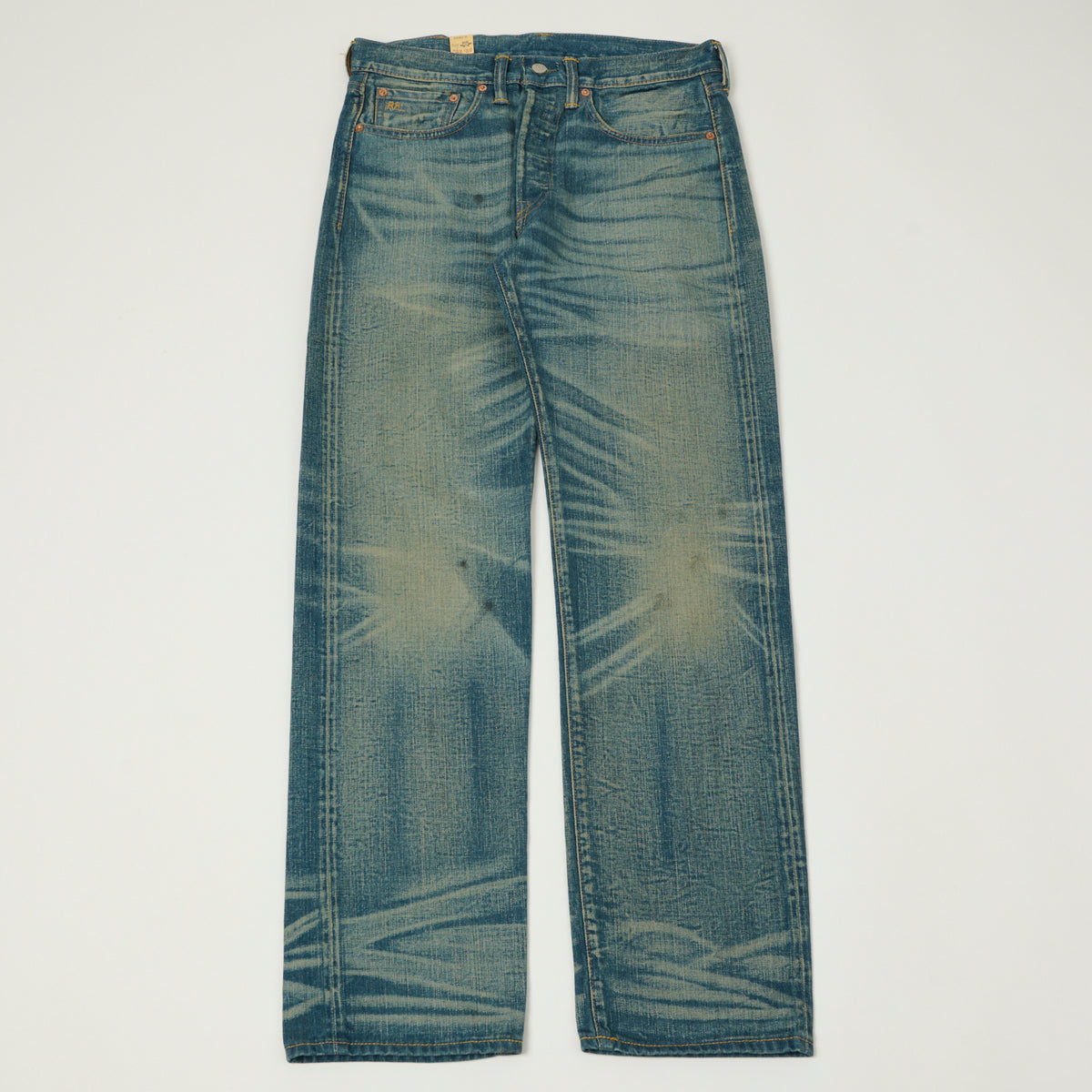 RRL 'Milner' Straight Fit Selvedge Jean - One Wash