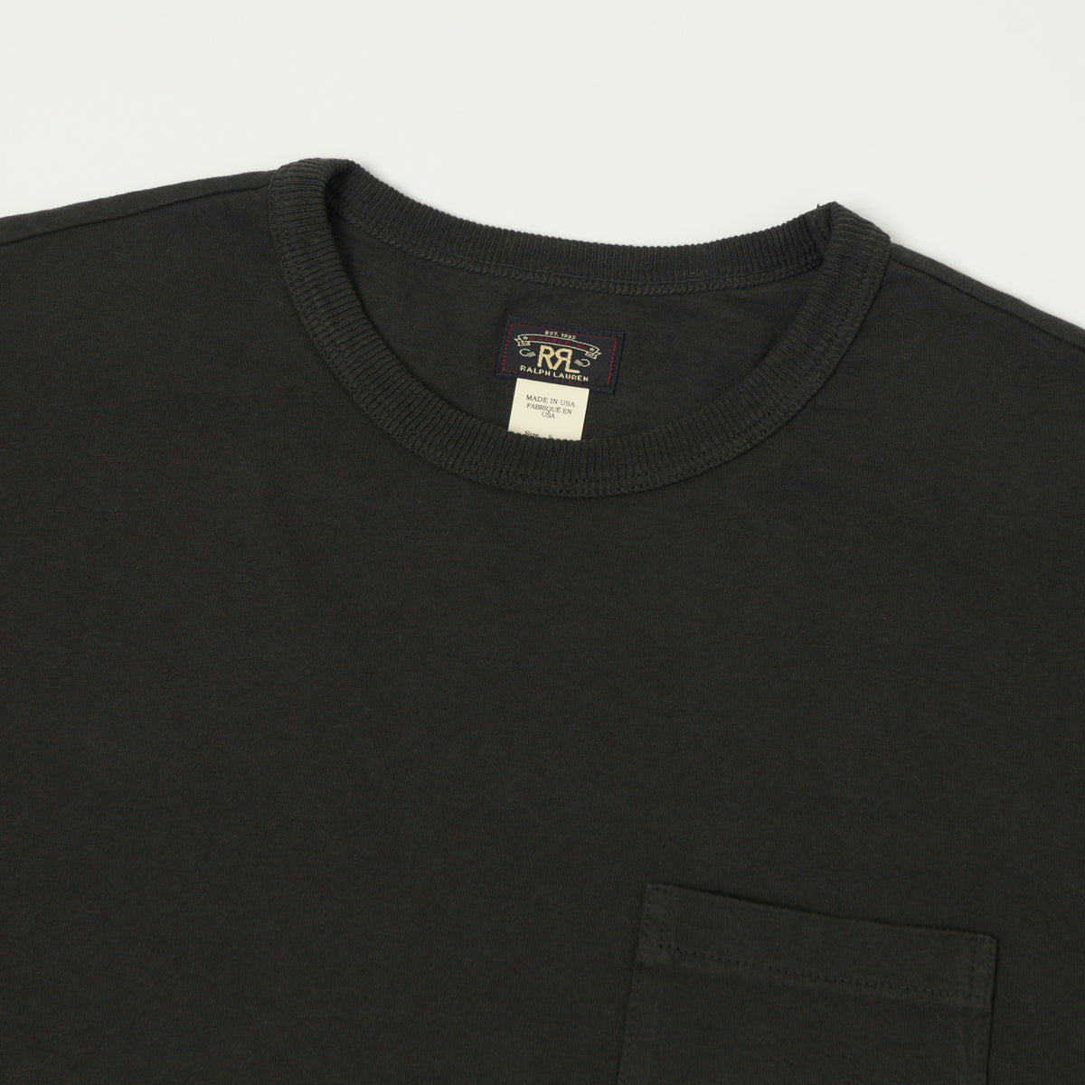 RRL Pocket T-Shirt Two Pack - Black