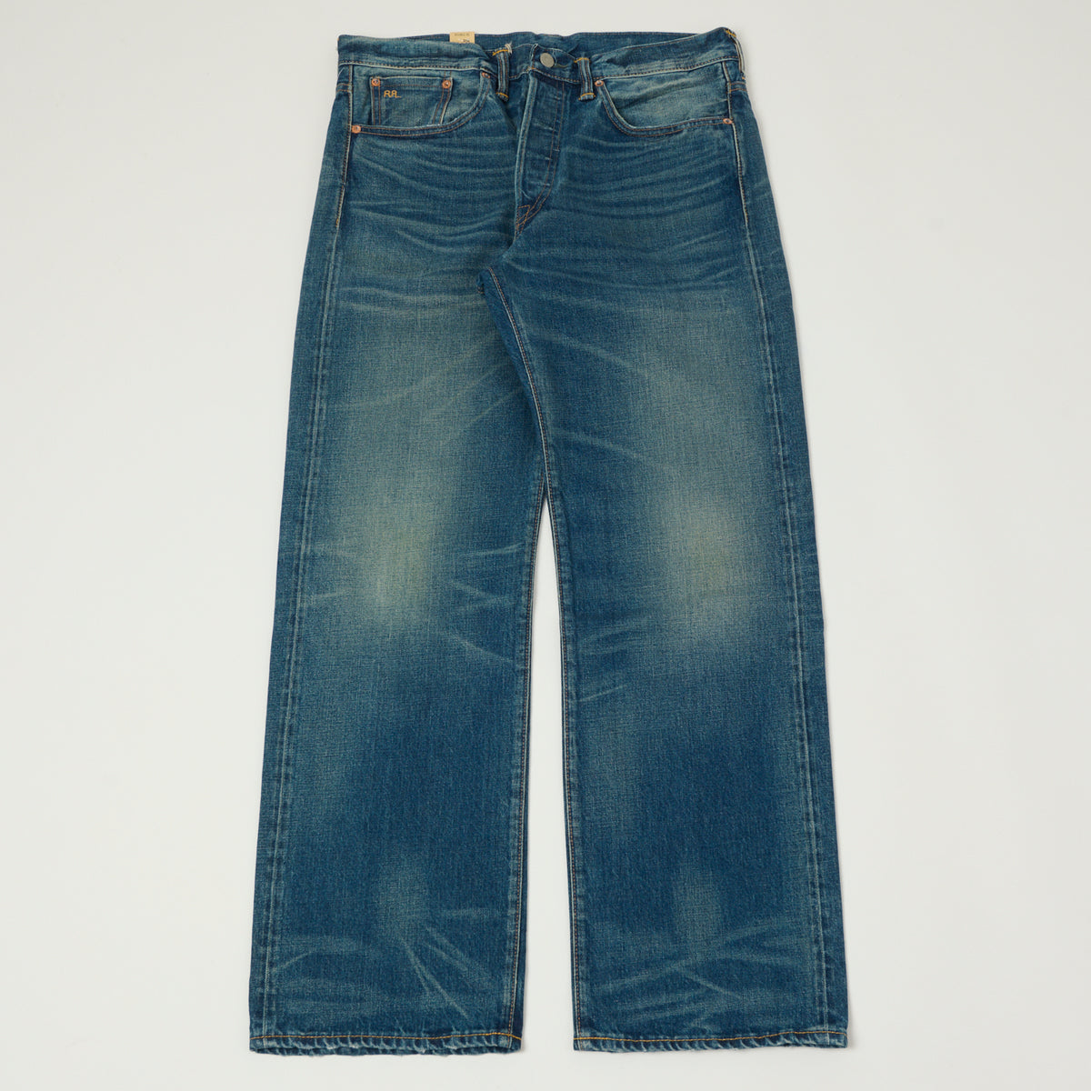 RRL 5-Pocket Selvedge Wide Straight Jean - Grandfalls Wash