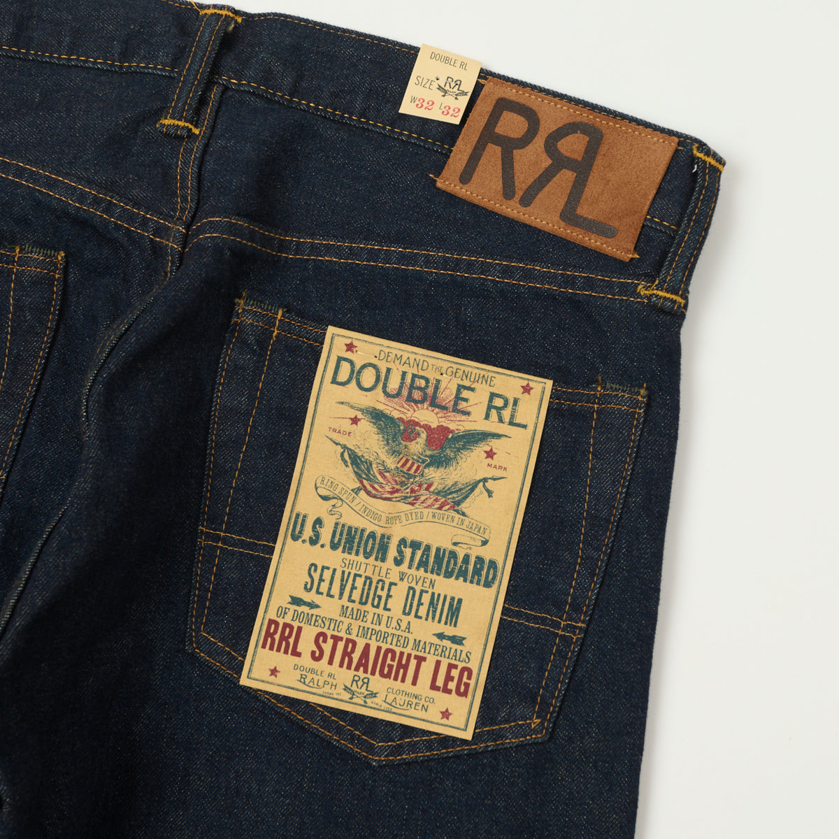 RRL Classic Regular Straight Jean - One Wash