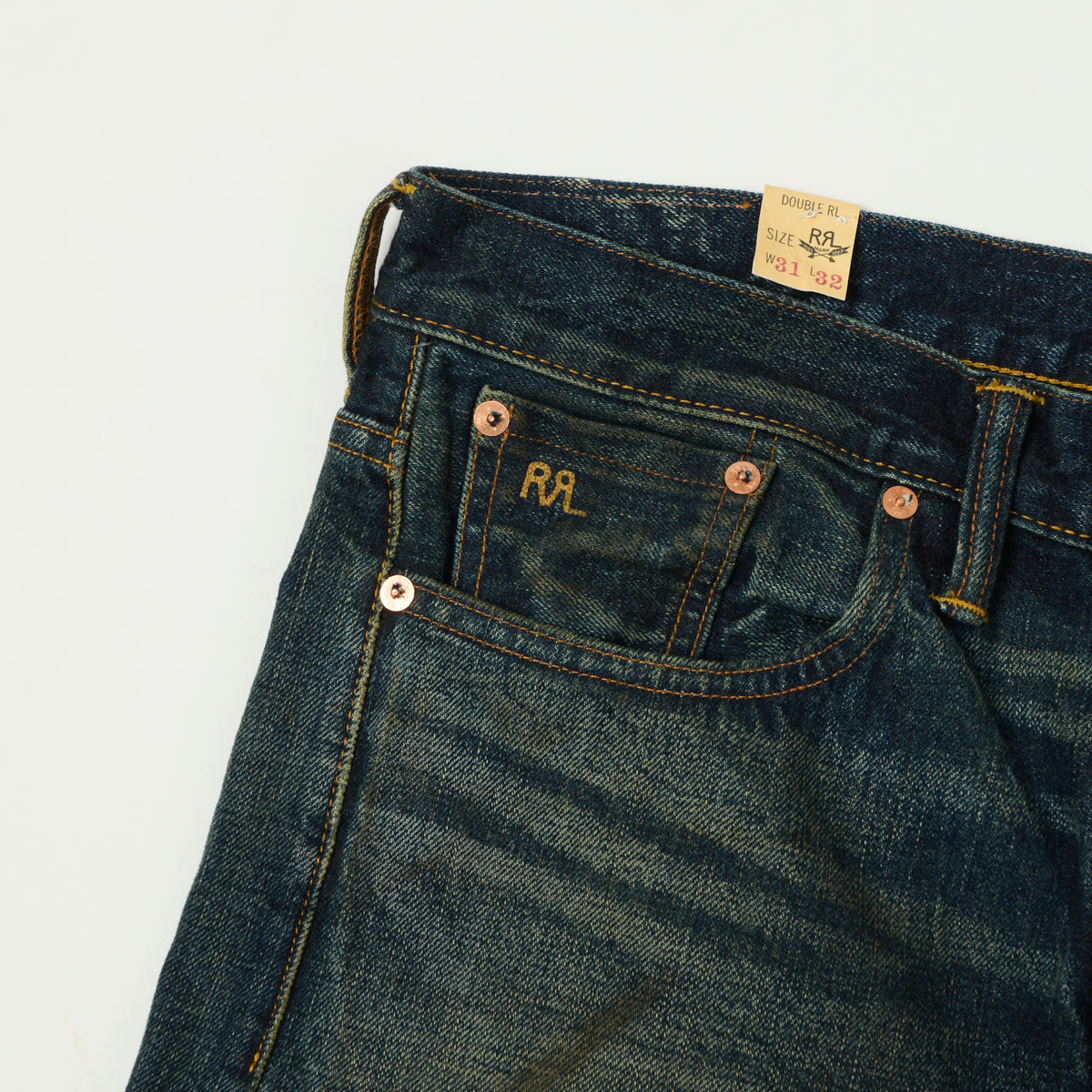 RRL Vintage 5-Pocket Wide Straight Jean - Givins Wash