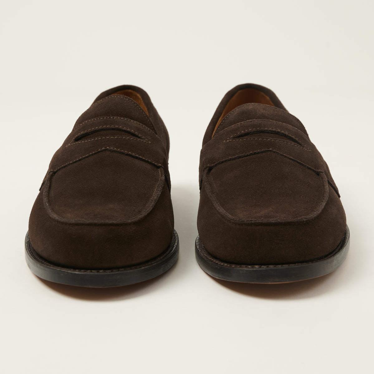 Sanders x FULLCOUNT 'Madrid' Buttseam Penny Loafer - Pinner Suede