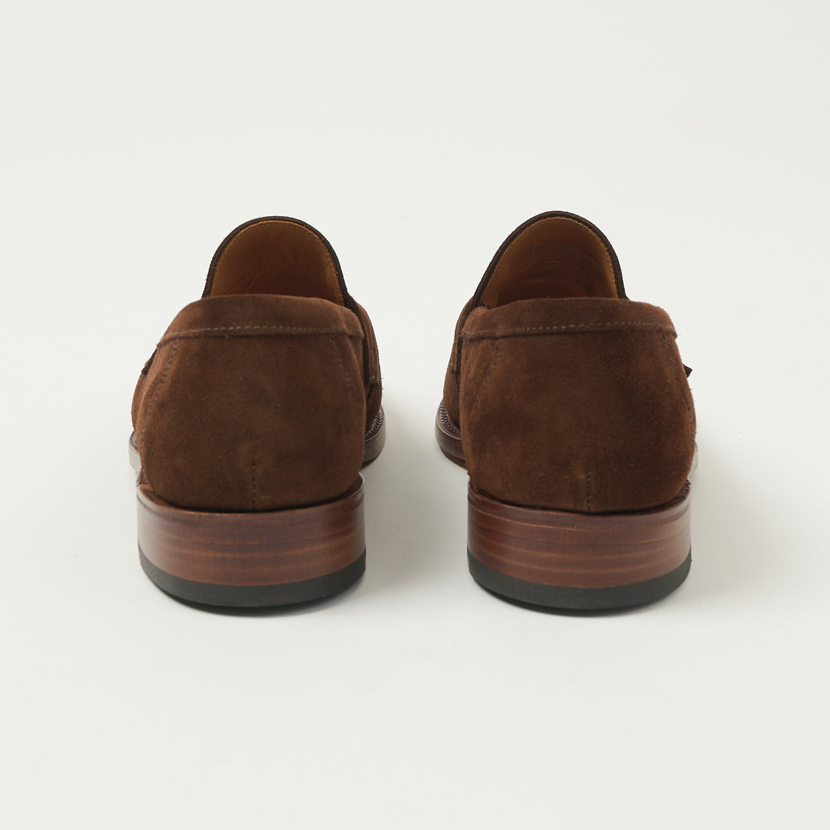 Sanders Aldwych Penny Loafer - Polo Snuff Suede