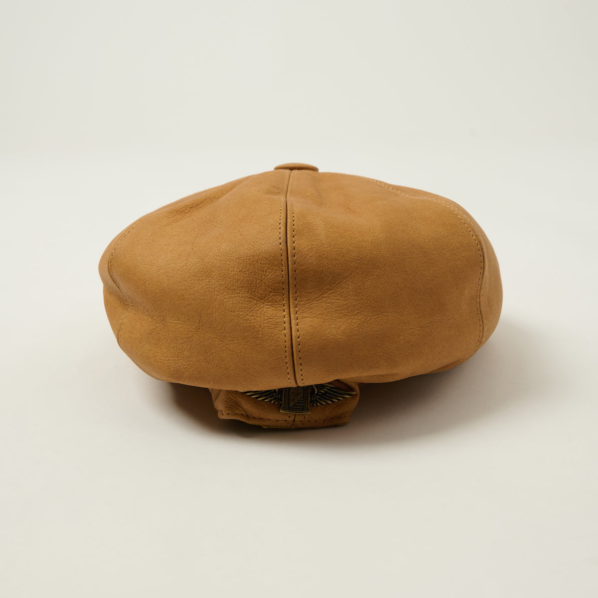 Shangri-La Heritage 'Outlaw' Nubuck 8-Panel Riders Cap - Brown