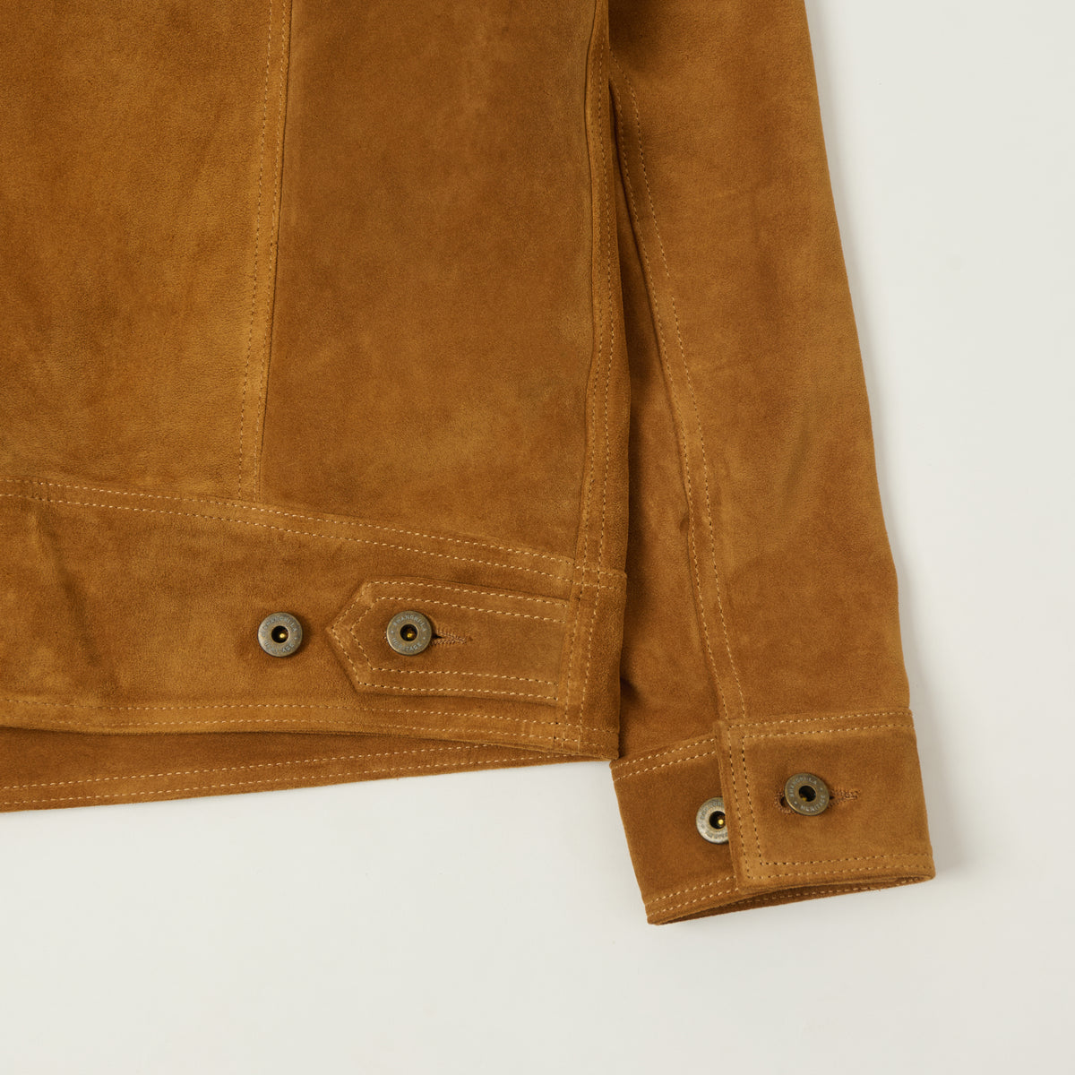 Shangri-La Heritage 'Terracotta' Suede Jacket - Cognac