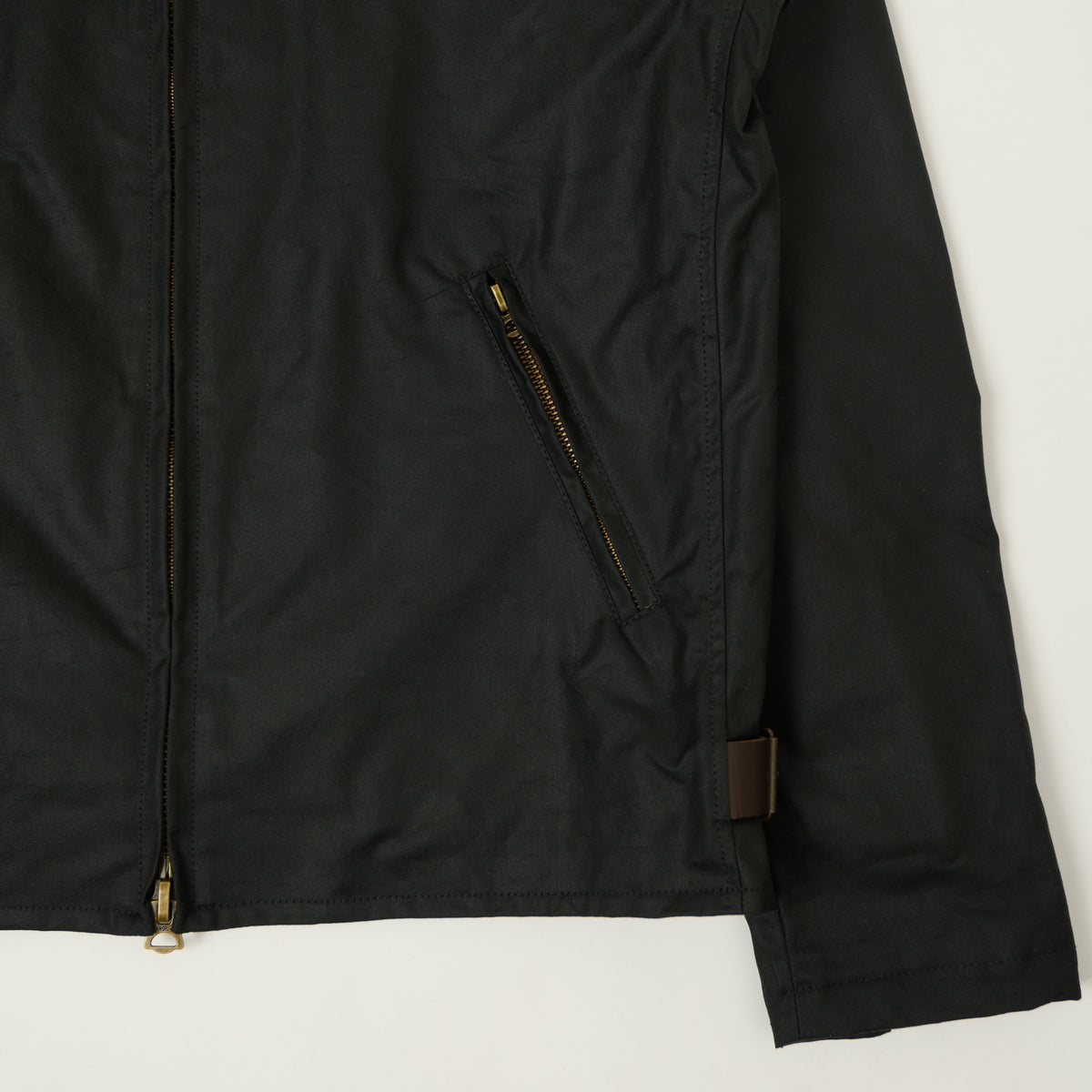 Shangri-La Heritage 'Varenne' Waxed Canvas Jacket - Black