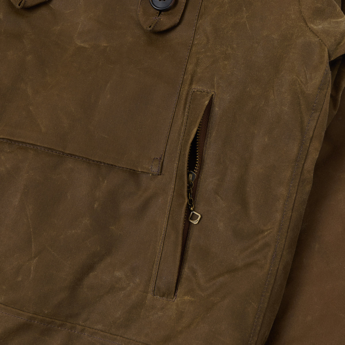 Shangri-La Heritage Waxed Canvas Swedish Motorcycle Jacket - Tan