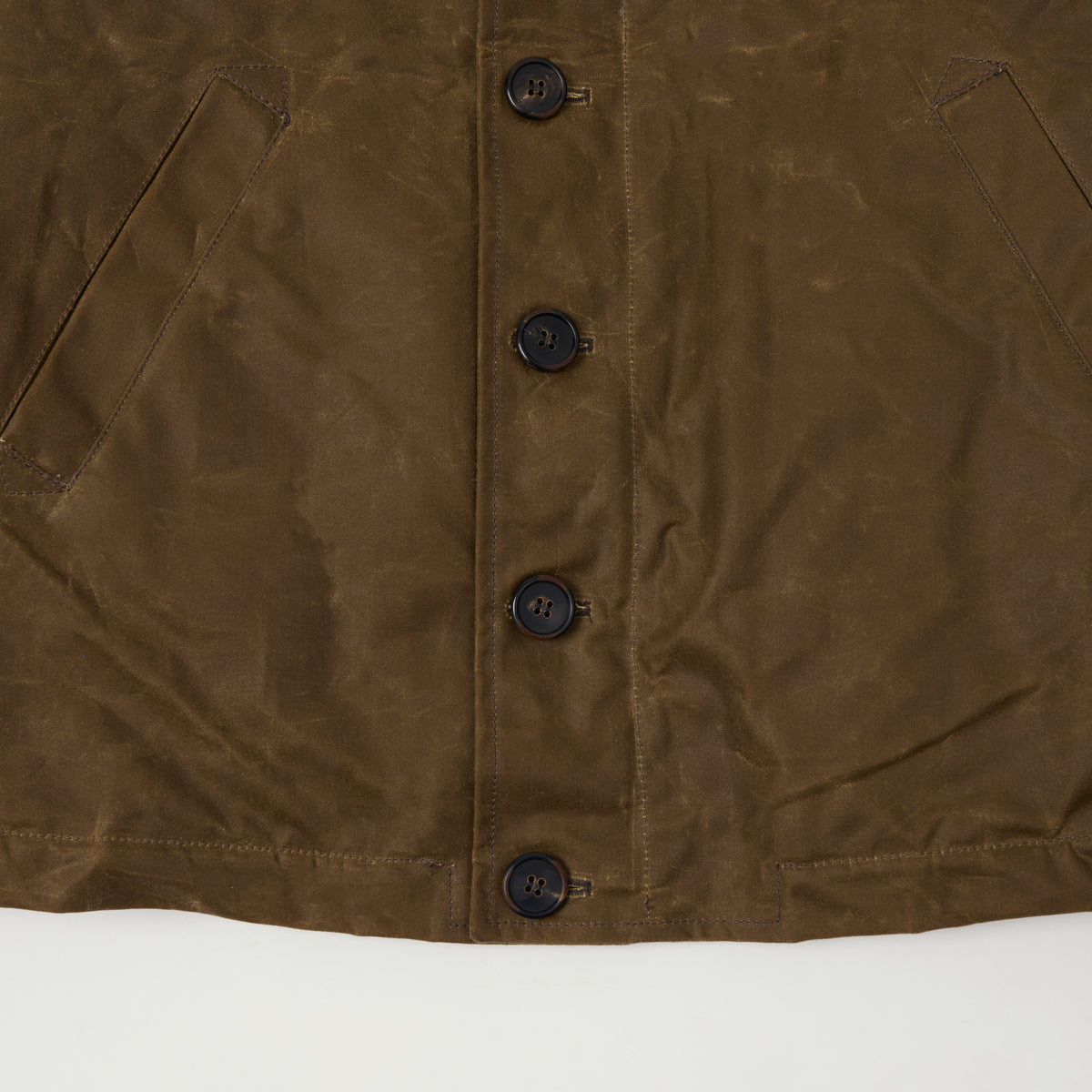 Shangri-La Heritage Waxed Canvas N-1 Deck Jacket - Tan