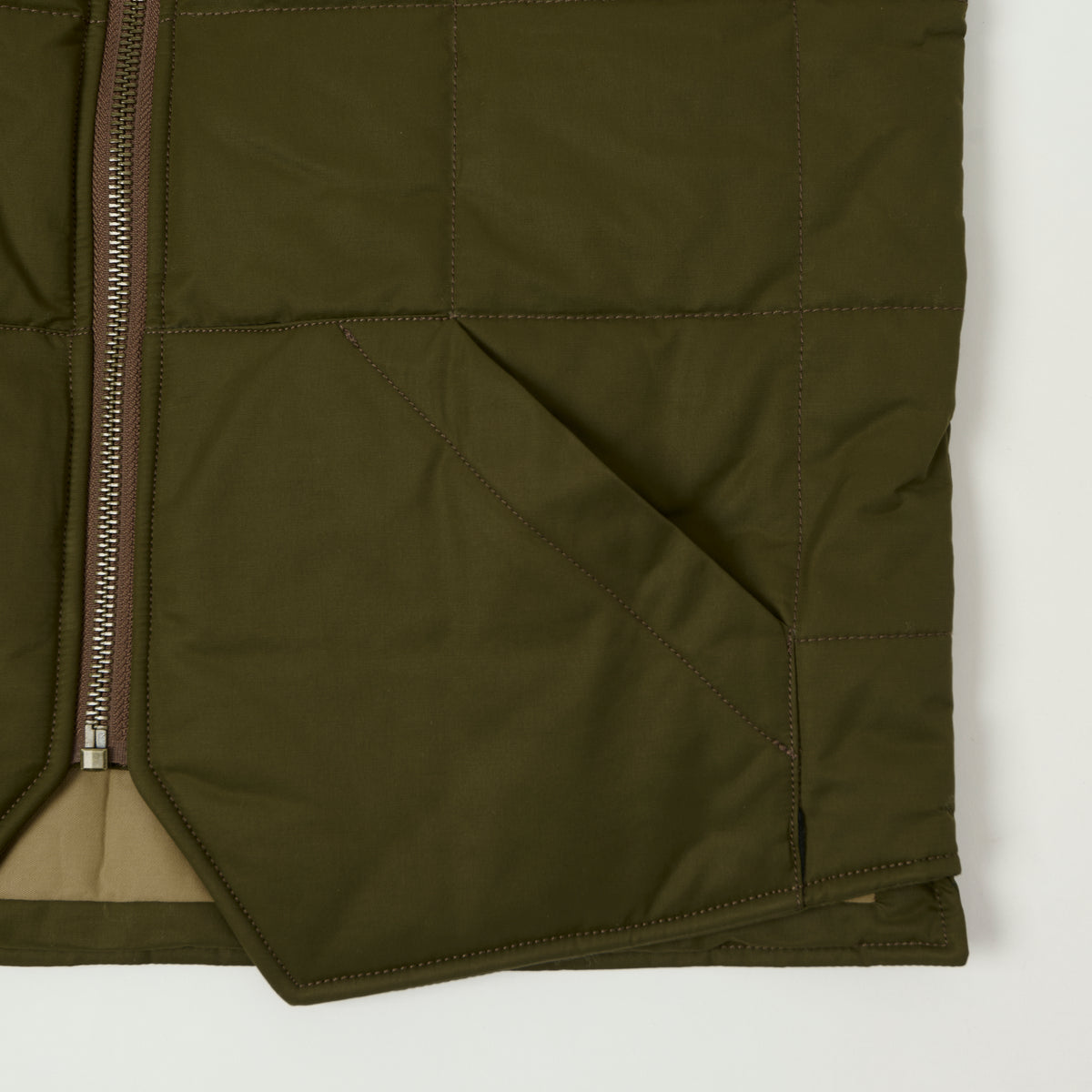 Shangri-La Heritage 'Alaska' Skyliner Vest - Olive