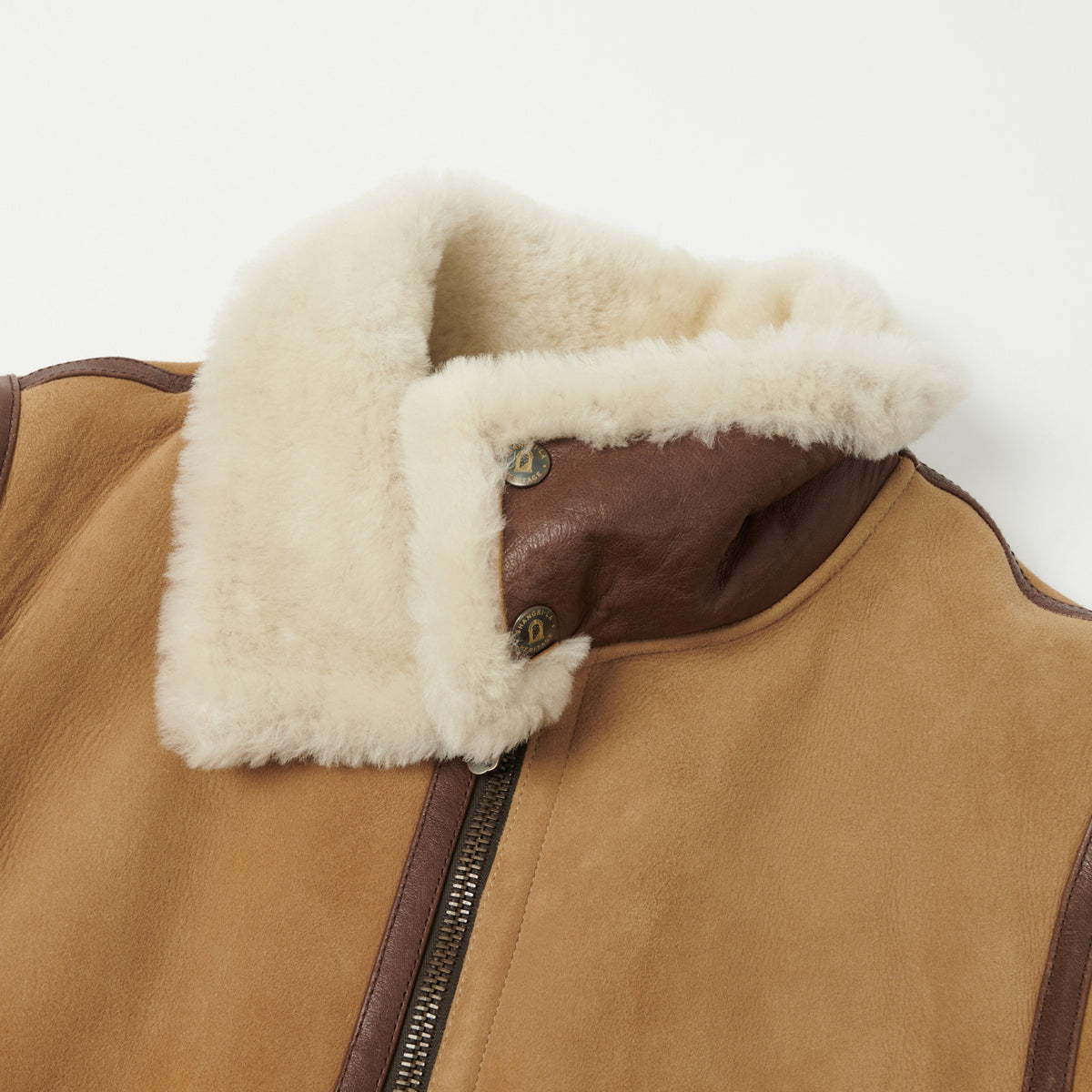 Shangri-La Heritage 'Aviatore' B-3 Shearling Flight Jacket - Sabbia