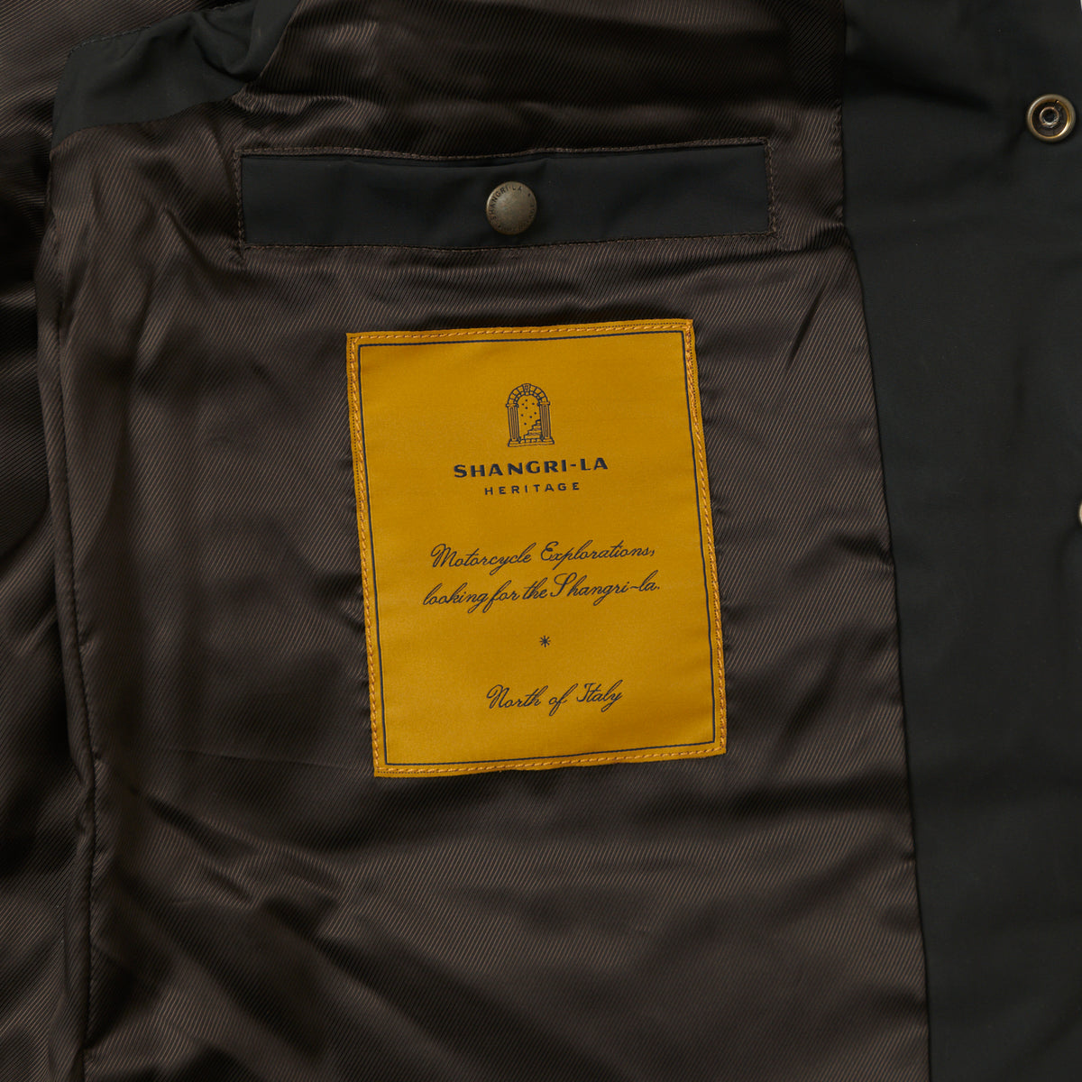 Shangri-La Heritage 'Bivacco' Western Down Vest - Black/Beige
