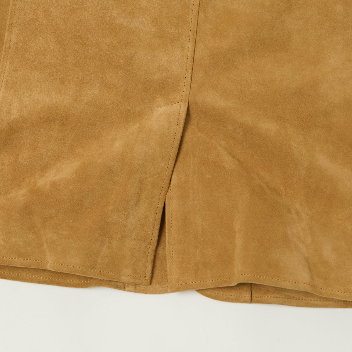Shangri-La Heritage 'Enzo' Suede Car Coat - Sabbia