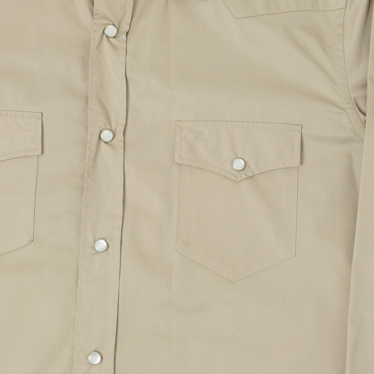 Shangri-La Heritage 'Gonzo' Gabardine Western Shirt - Beige