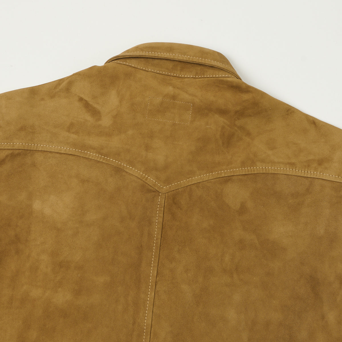 Shangri-La Heritage 'Gonzo' Suede Western Shirt - Mud