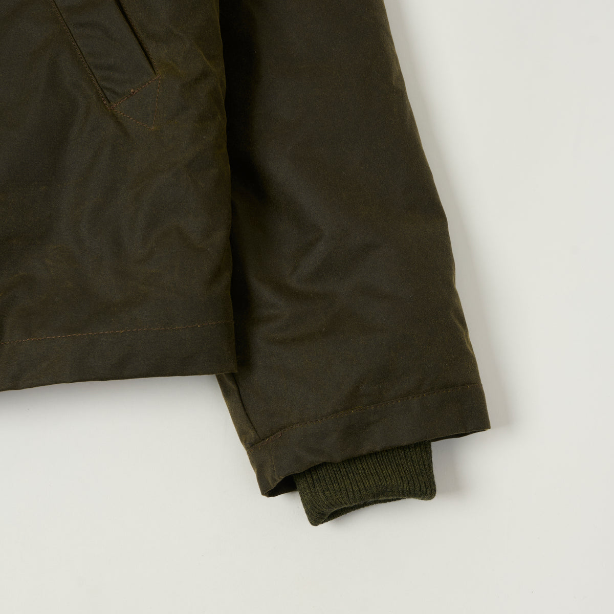Shangri-La Heritage Waxed Canvas N-1 Deck Jacket - Army Green