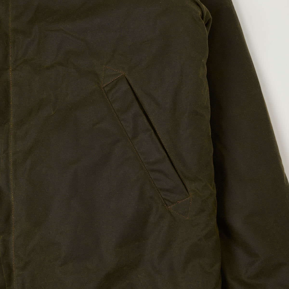 Shangri-La Heritage Waxed Canvas N-1 Deck Jacket - Army Green