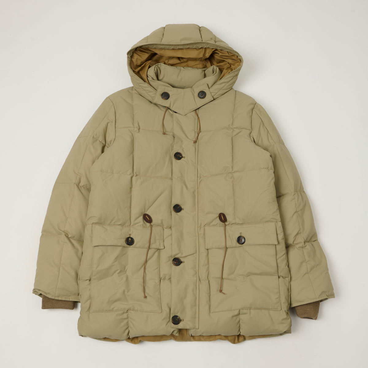 Shangri-La Heritage 'Presena' Quilted Down Jacket - Beige
